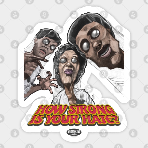 Sugar Hill Zombies Sticker by AndysocialIndustries